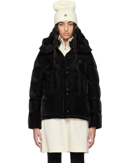 【MONCLER】Black☆Allymes 2in1 ロゴパッチ ダウンジャケット MONCLER】Black☆Allymes 2in1 ロゴパッチ ダウンジャケット
