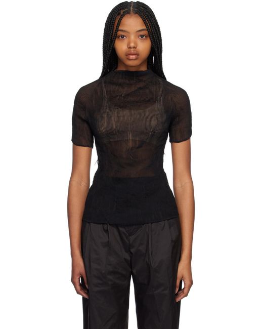 Issey Miyake Black Torso T-Shirt