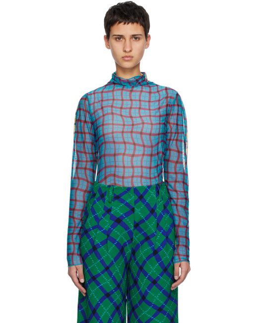 Simon Miller Blue Combo Wendel Long Sleeve T-Shirt