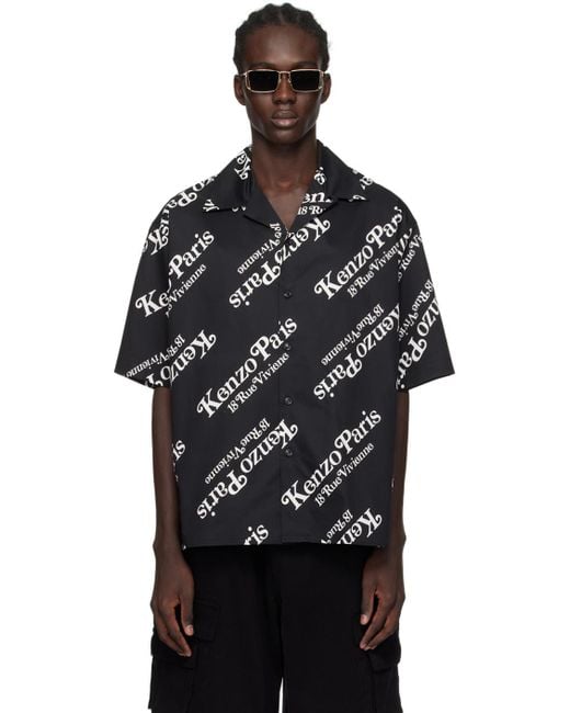 KENZO Black Paris Verdy Edition Shirt for men