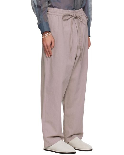colbo Multicolor Taupe Draw Trousers for men
