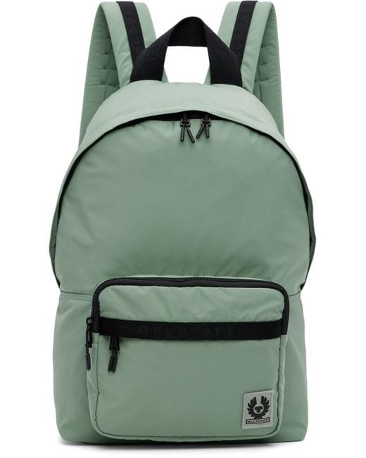 Belstaff Green Urban Backpack for Men | Lyst