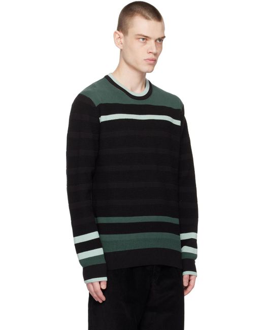 PS by Paul Smith Black Striped Sweater for men