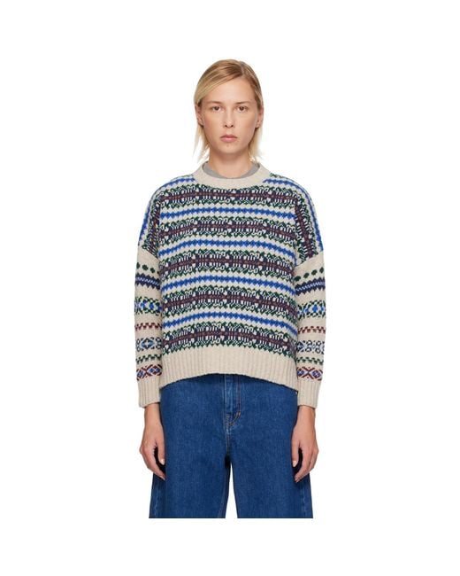 Weekend by Maxmara Blue Rivetto Sweater