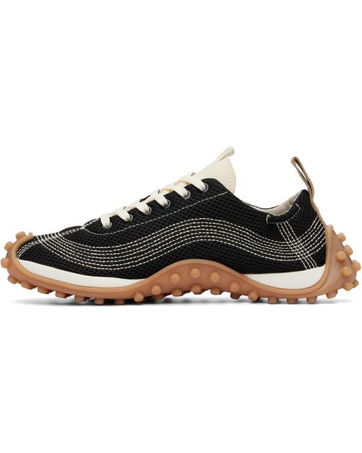 AMI Black Mirage Mesh Sneakers for men