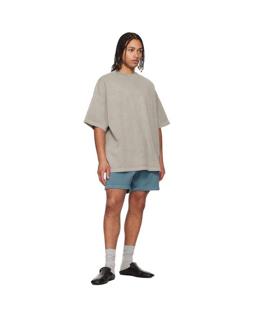 Fear Of God Blue Signature Classic Sweat Shorts for men