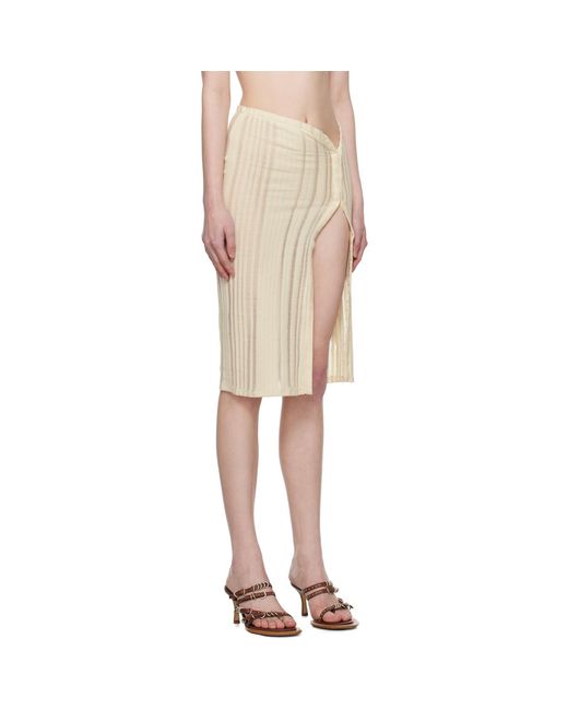 Jade Cropper Multicolor Hook-Eye Midi Skirt