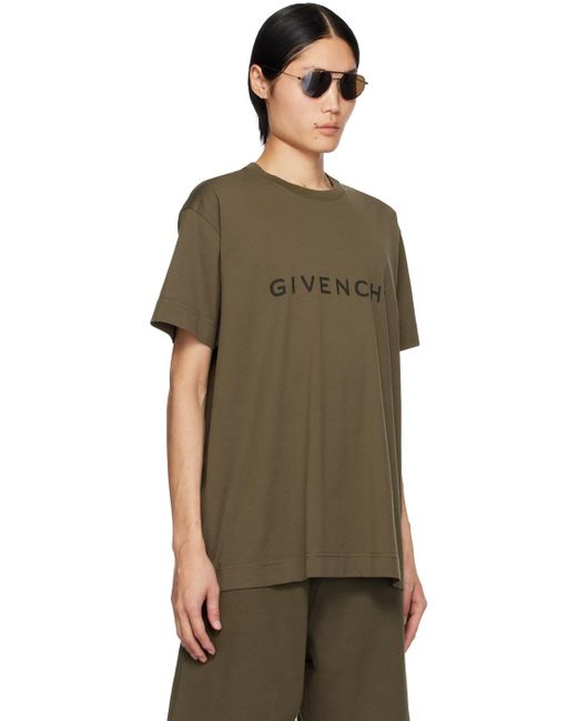 Givenchy Multicolor Khaki Archetype T-shirt for men