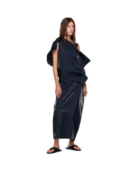 Issey Miyake Blue Ssense Exclusive Mercury Top