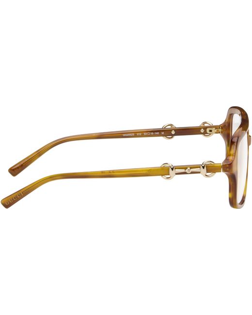 Gucci Black Navigator Frame Sunglasses