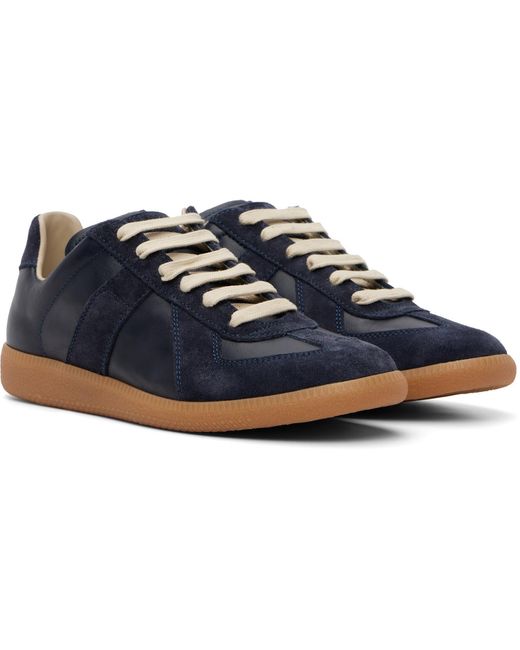 Maison Margiela Blue Replica Sneakers for men