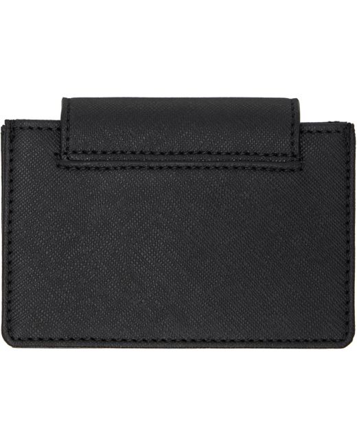 Vivienne Westwood Black Flap Card Holder for men