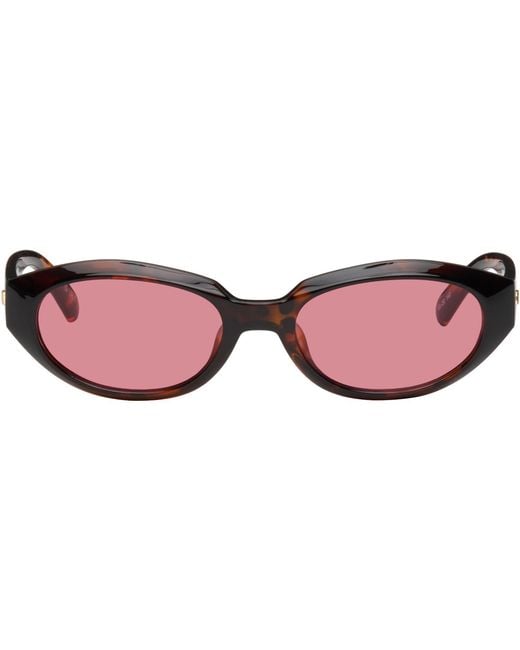 Le Specs Pink 'Le Bijou' Sunglasses