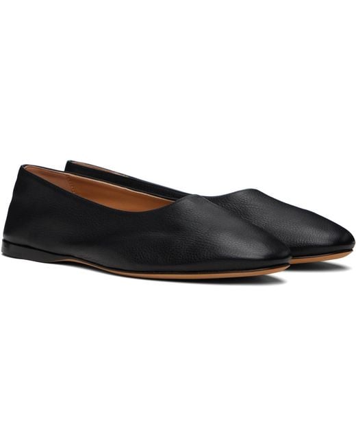 The Row Black Awar Ballerina Flats