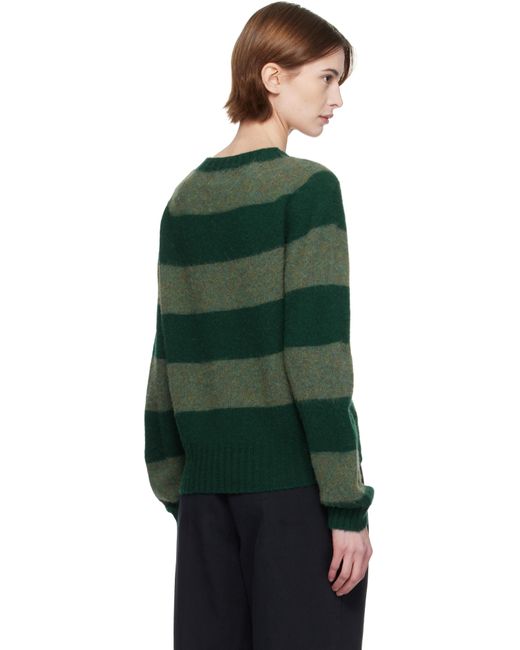 Pull Jets Vert Et Kaki À Rayures Exclusif À Ssense YMC en coloris Green