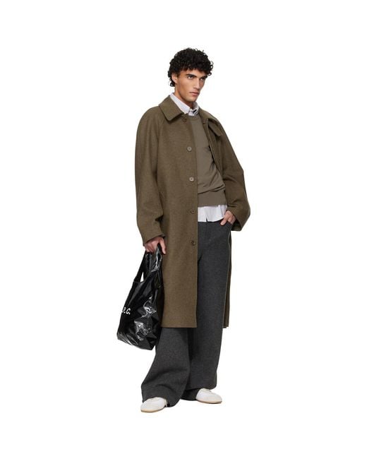 A.P.C. Black Ninon Small Tote for men