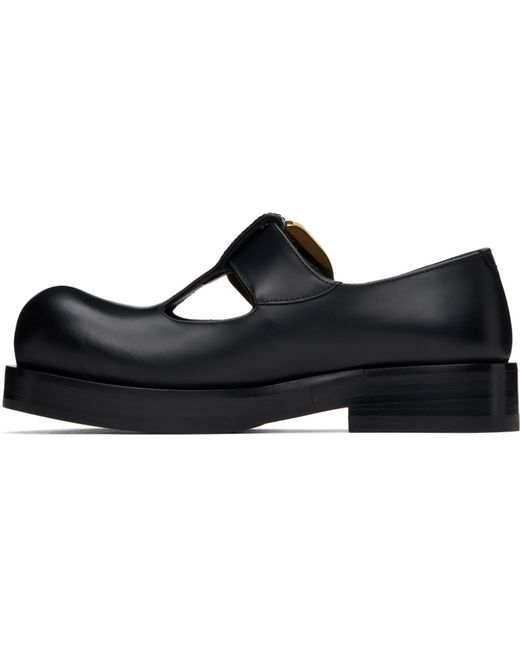Bottega Veneta Black Helium Mary-Jane Loafers
