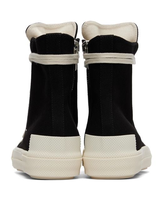 Rick Owens Black Tower Sneaks Sneakers