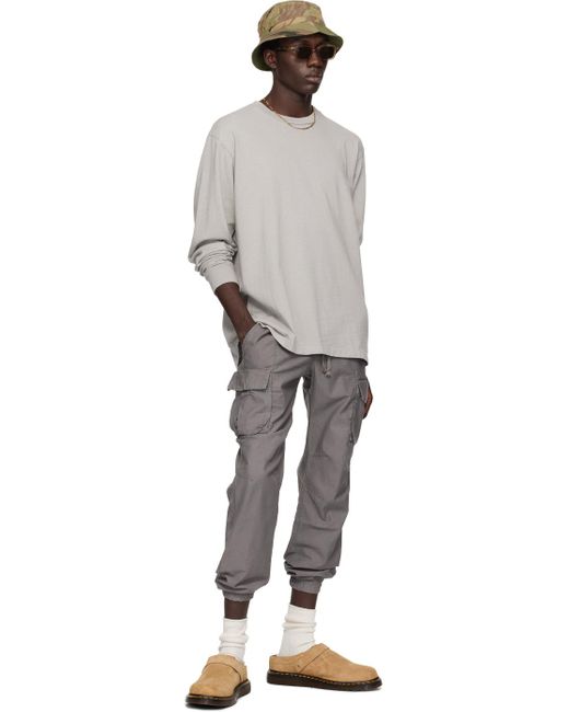Pantalon Cargo Décontracté Gris John Elliott pour homme en coloris Gray