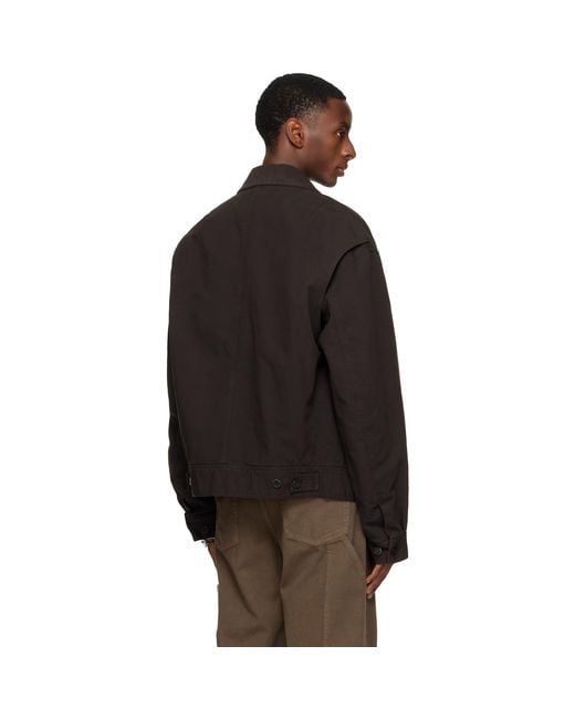 Dries Van Noten Black Insulated Jacket for men