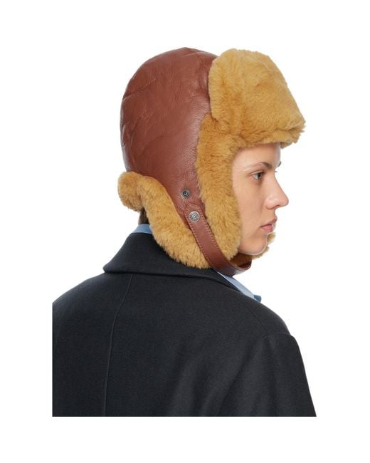 Acne Blue Shearling Hat