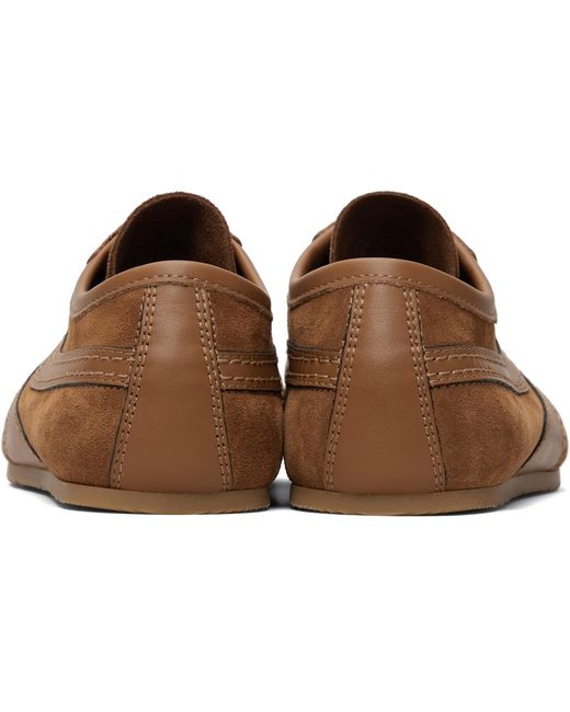Dries Van Noten Black Tan Suede Sneakers for men