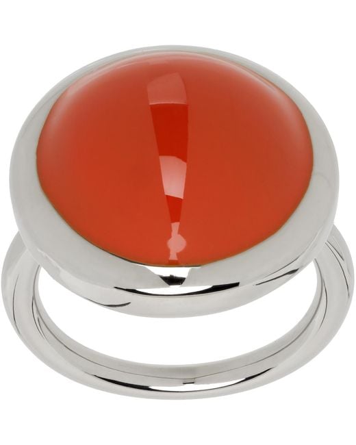 Marni Enameled Ring in Red | Lyst Canada