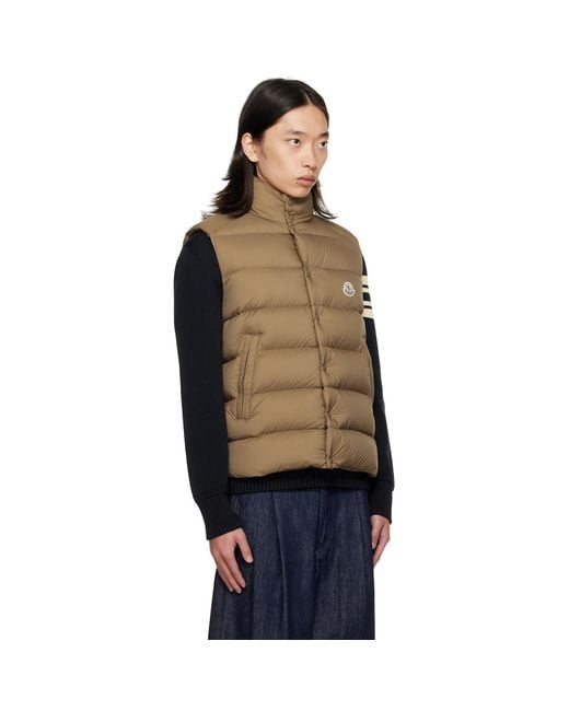 Moncler Black Tibb Down Vest for men