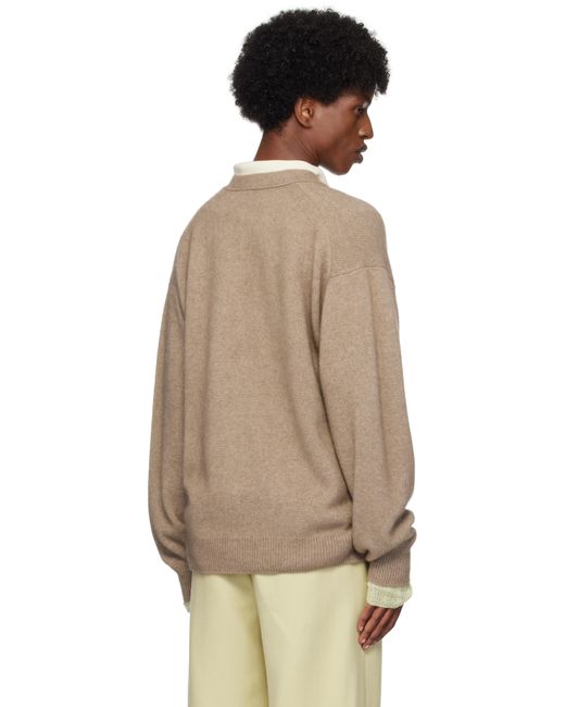 AURALEE Baby Cashmere Knit Cardigan for Men | Lyst