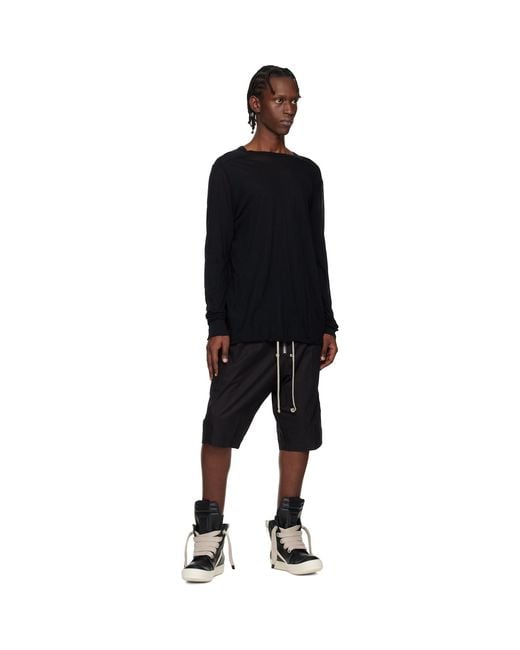 Rick Owens Blue Temple Jumbolace Geobasket Sneakers for men
