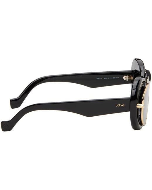 Loewe Black Wing Double Frame Sunglasses for men