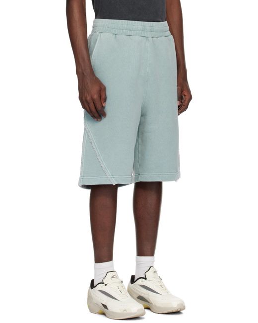 * short bleu à appliqués à patchwork A_COLD_WALL* pour homme en coloris Blue