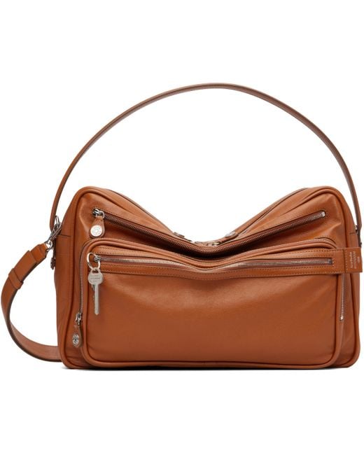 Acne Brown Tan Camero Camera Shoulder Bag