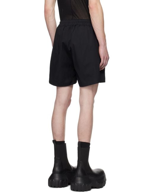Rick Owens Black Hollywood Bela Boxer Shorts for men