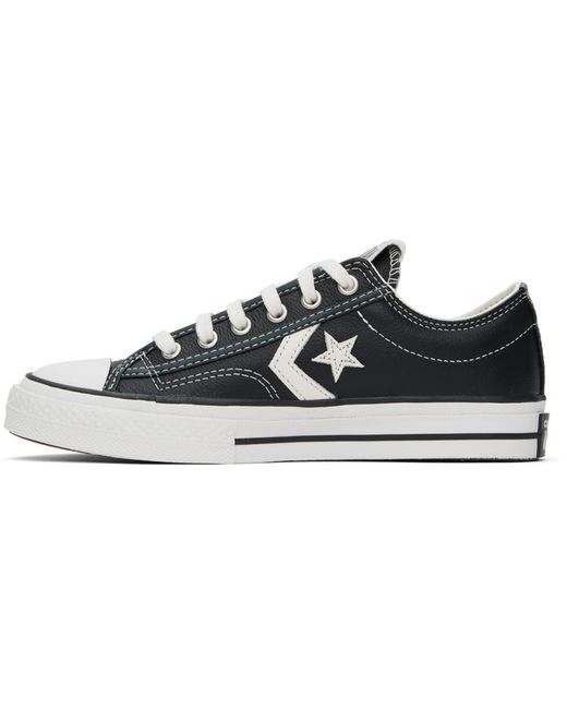 Converse Black Star Player 76 Fall Leather Sneakers for men