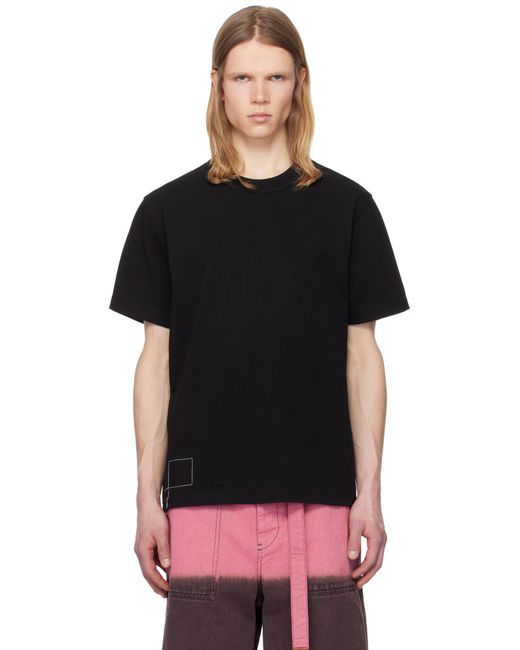 Sacai Wtaps Edition Print T-Shirt in Black for Men | Lyst