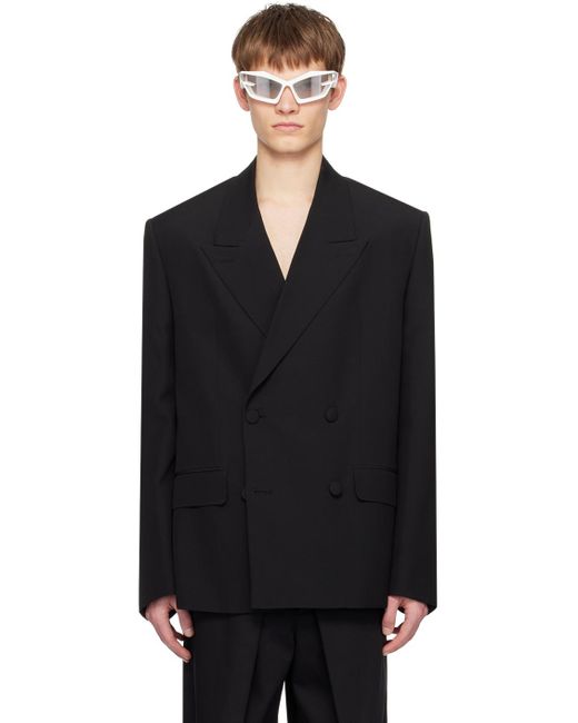Givenchy Black Structured Blazer for men