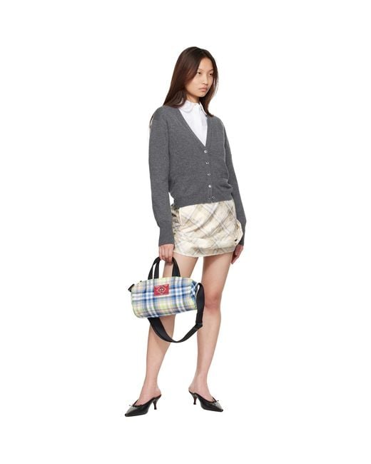 Vivienne Westwood Blue Paul Cylinder Crossbody Bag