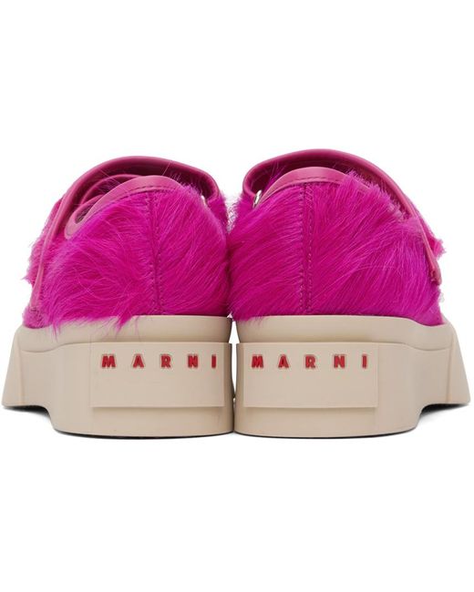 Marni Pink Pablo Mary Jane Ballerina Flats