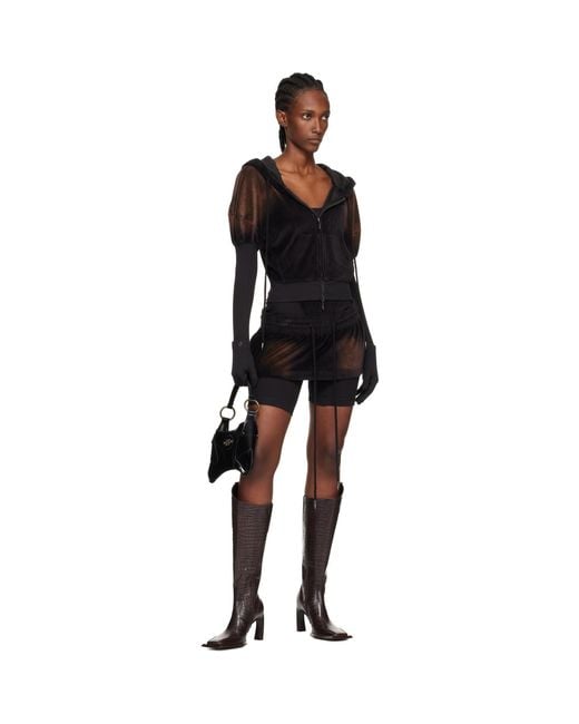 KNWLS Black Paris Skort