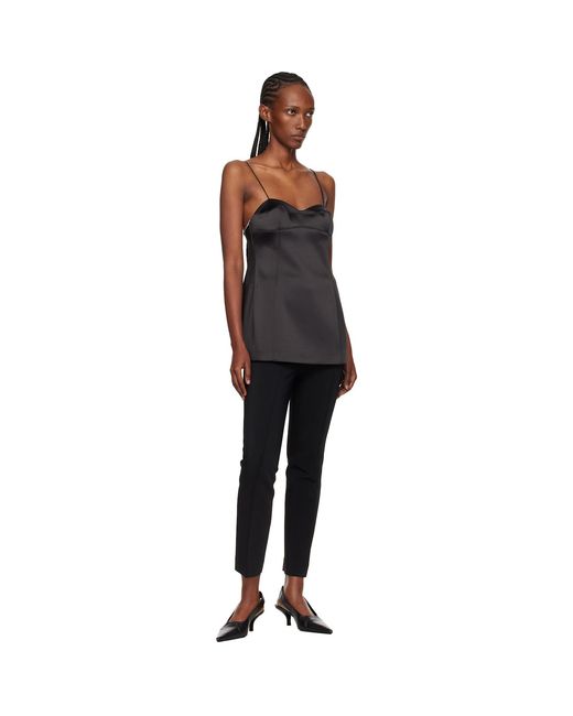 Rohe Black Cigarette Leg Trousers