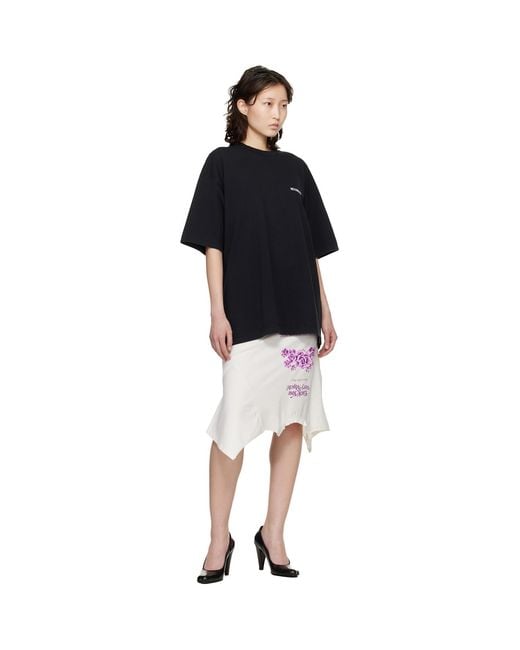 Vetements Black Iconic Logo T-Shirt