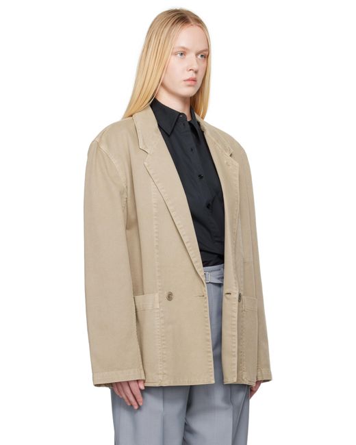 Lemaire ベージュ Workwear テーラードジャケット Natural