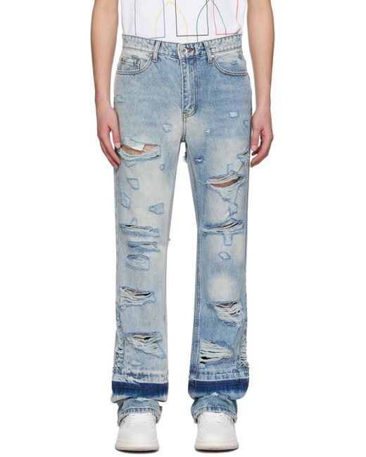 Who Decides War Blue Gnarly Jeans for men