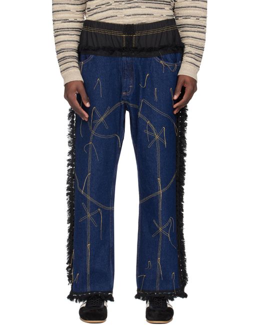 SC103 Blue Ssense Exclusive Jeans for men