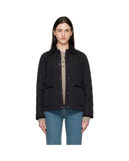 Burberry Black Quilted Nylon Jacket