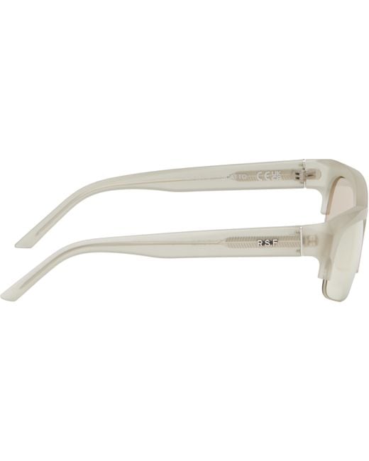 Retrosuperfuture Black Transparent Scatto Sunglasses for men