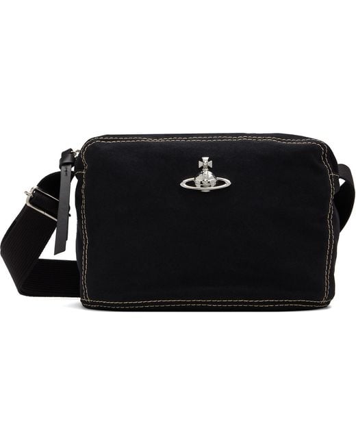 Vivienne Westwood Black Jude Crossbody Bag for men