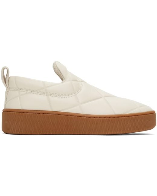 Bottega Veneta Black Off-white 'the Quilt' Sneakers