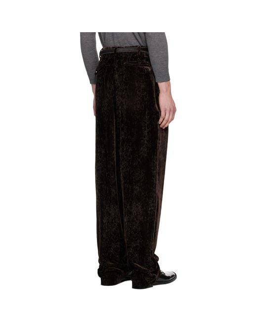 Magliano Black Grampa Trousers for men